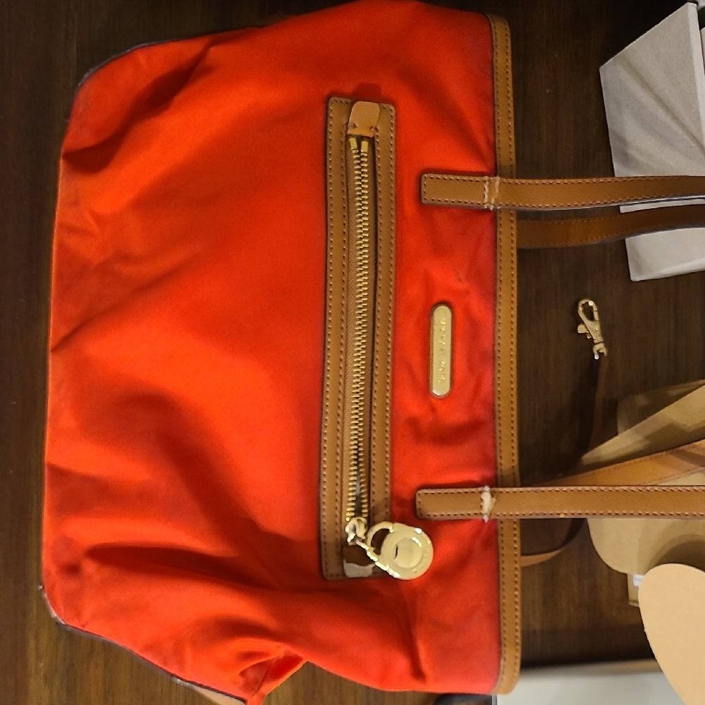 Michael Kors Tote Bag with Tan Accents